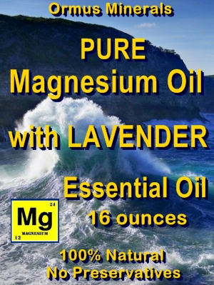 Ormus Minerals -Pure Magnesium Oil with LAVENDER EO