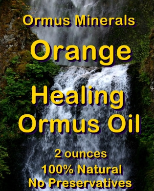 Ormus Minerals -Orange Healing Ormus Oil