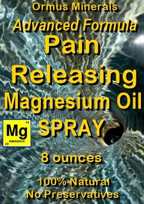 Ormus Minerals -Advanced Formula Pain Releasing Magnesium Oil Spray
